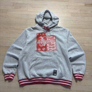 New Era Calgary Stampeders CFL Hoodie Grey Red 1945 Stampede Rider XL